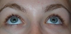 Lash and brow work Before Lash and brow work